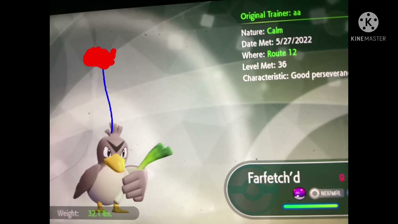 Farfetch&rsquo;d alien bot 2 jun 19 2022