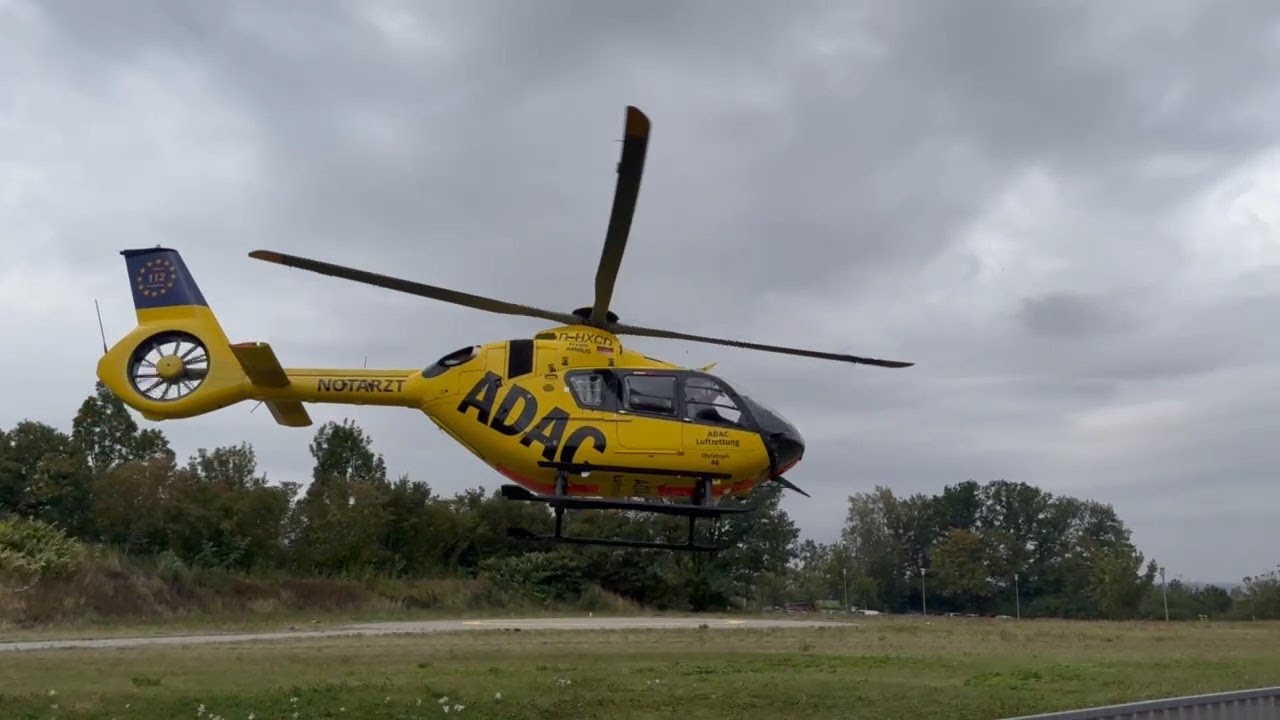 Neuer ADAC Rettungshubschrauber in Zwickau