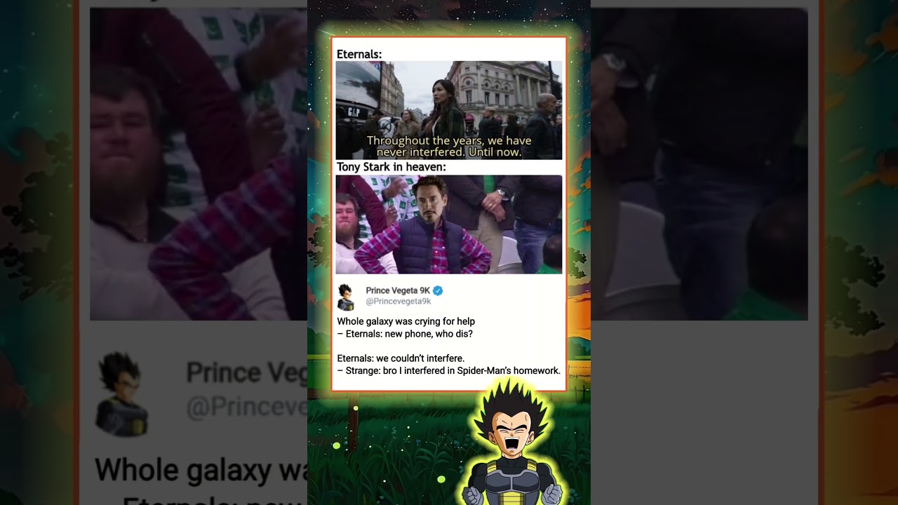 Tony Stark Reaction Meme: The Eternals Say They Never Interfered Until Now in Marvel