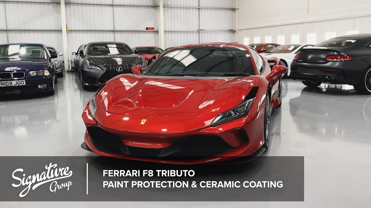Ferrari F8 Tributo | New Car Detail, Full Car Paint Protection Film & Ceramic Coating