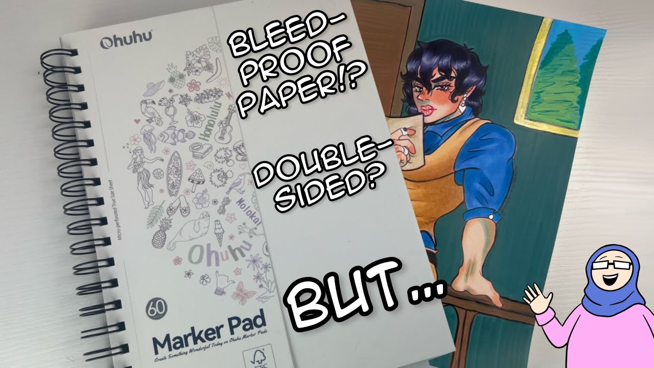BLEED-PROOF PAPER?! Ohuhu Marker Pad REVIEW! Worth the Money?💰
