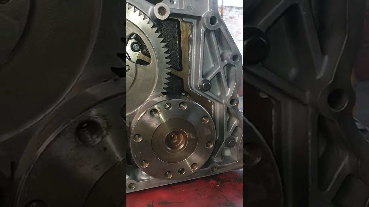 sincronía de tiempos de distribución motor Cummins isf 3.8