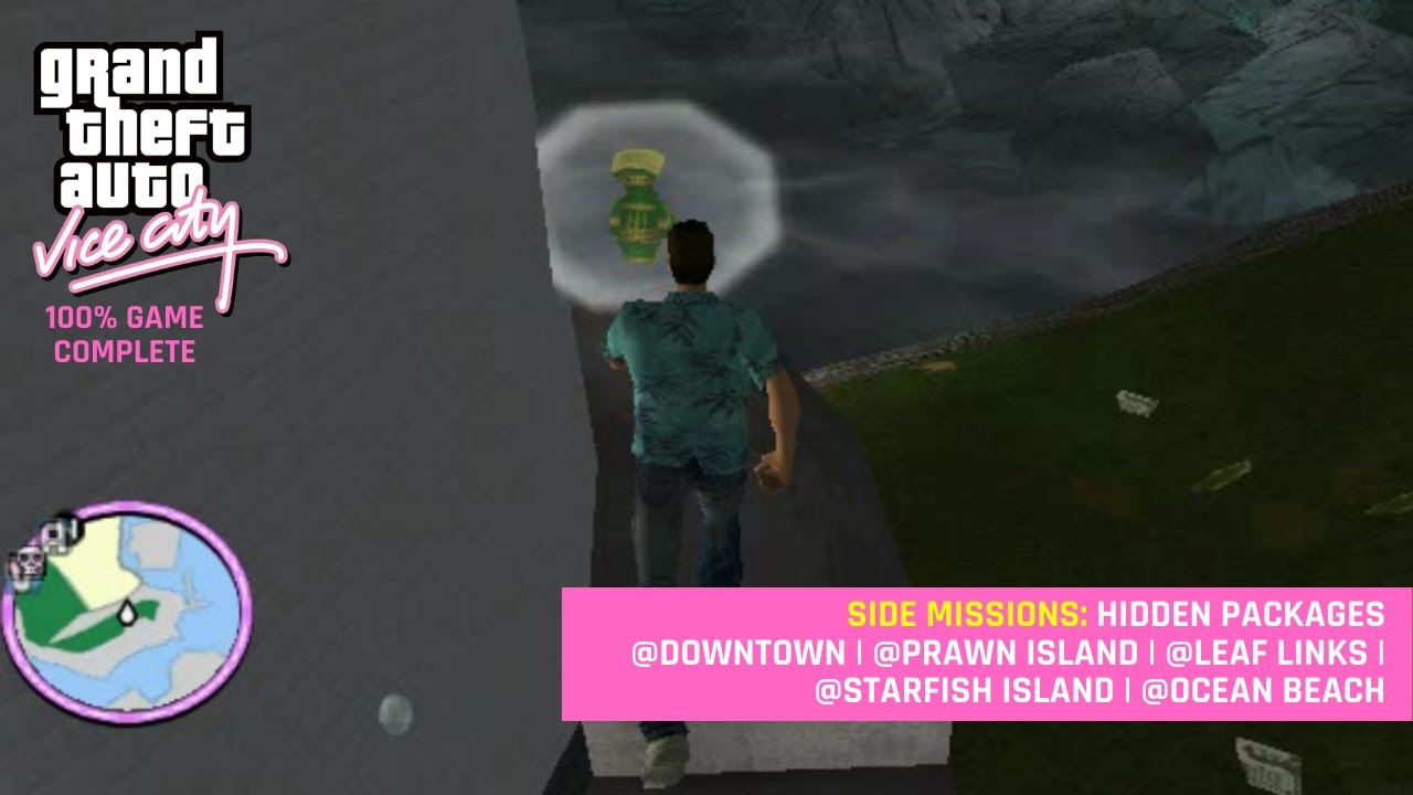 GTA VICE CITY | HIDDEN PACKAGES @DOWNTOWN, ALL ISLANDS & OCEAN BEACH | 100% COMPLETE