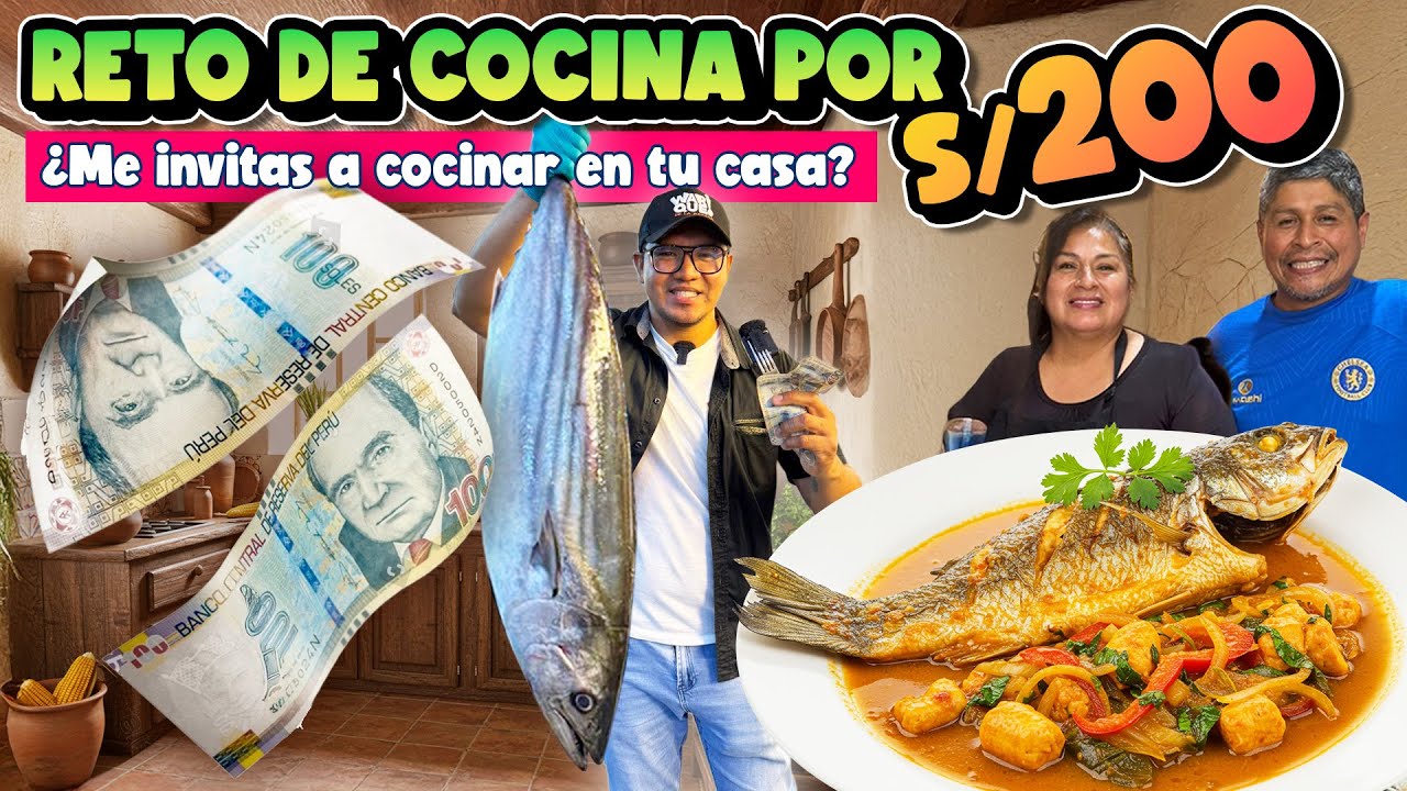 TE DOY 200 soles SI ME PREPARAS UN RECETA SECRETA &iquest;ACEPTAR&Iacute;AS EL RETO? | RECETA SUDADO DE BONITO 🇵🇪