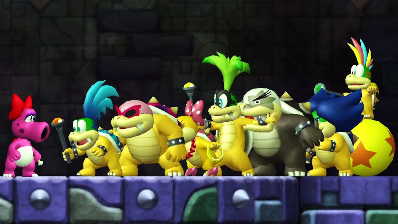 Can Birdo Beat All Koopalings At Once in New Super Mario Bros. Wii?