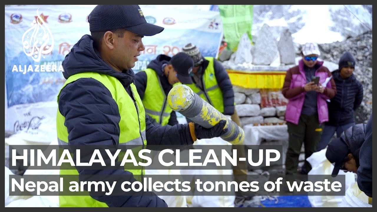 Nepal clean-up campaign collects tonnes of waste from Himalayas