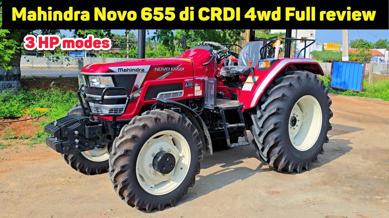 Трактор Mahindra Novo 655 Di CRDI 3 л.с. | Полный обзор Тамильский | Сельское хозяйство Индии