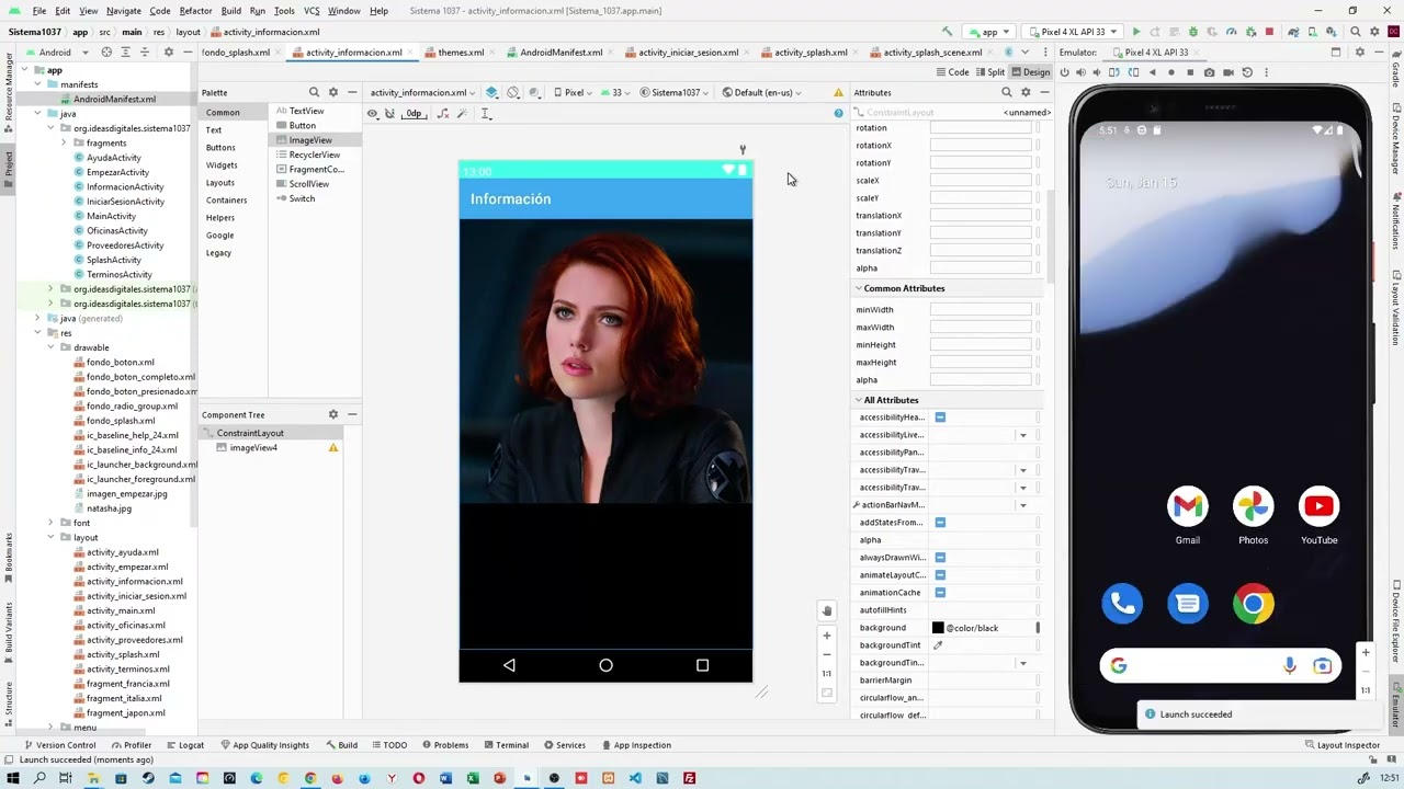 Diseño en Android Studio - Parte 2