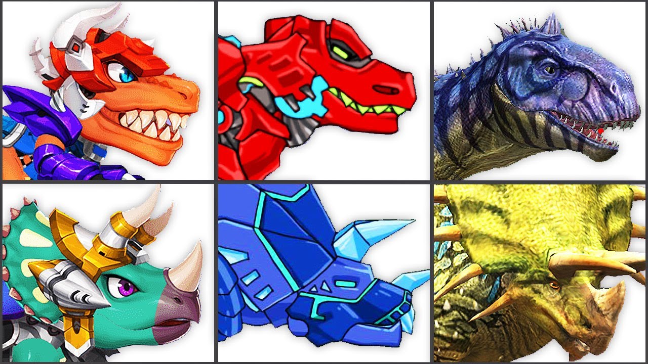 Dino Battle + Dino Robot Battle Field + Jurassic World The Game #DG5l1lgaine