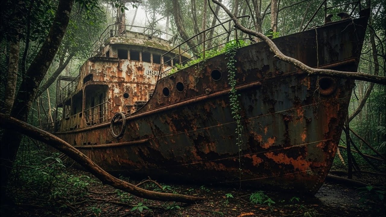 Abandoned Rusted Ship on Lonely Island… $50,000 Restoration Miracle Revealed!
