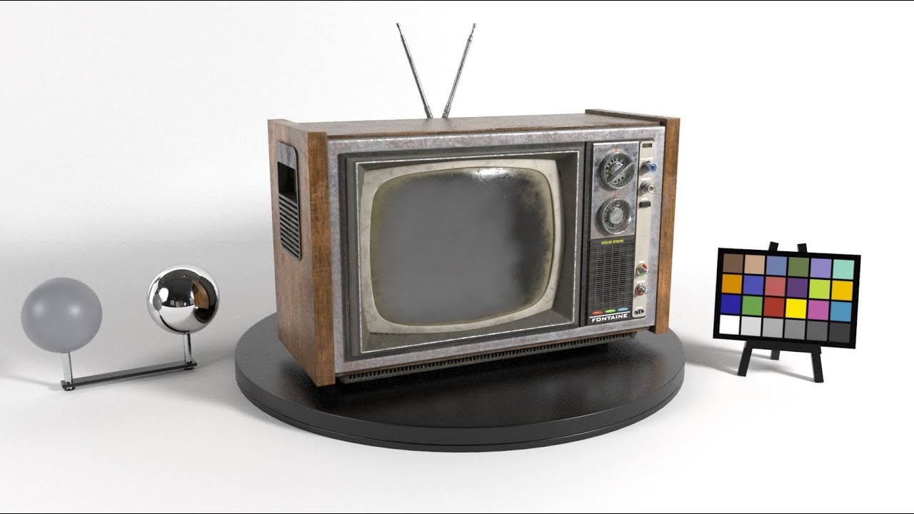 VintageTV - LookDev Turntable