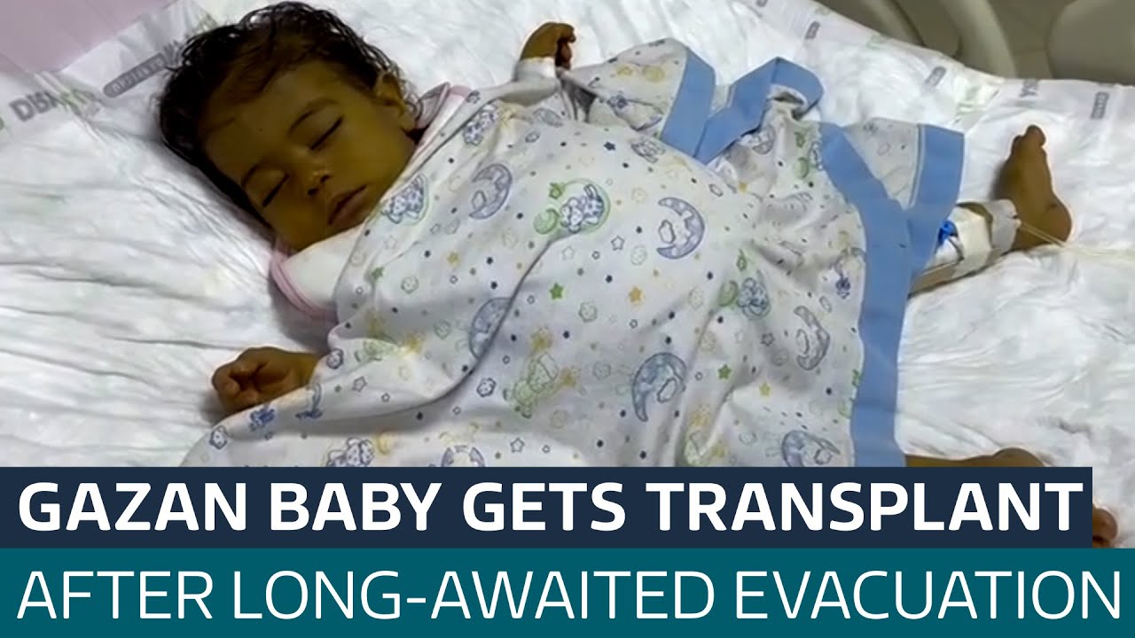 Baby Sadeel got out of Gaza - but dozens more critically ill children await evacuation | ITV News