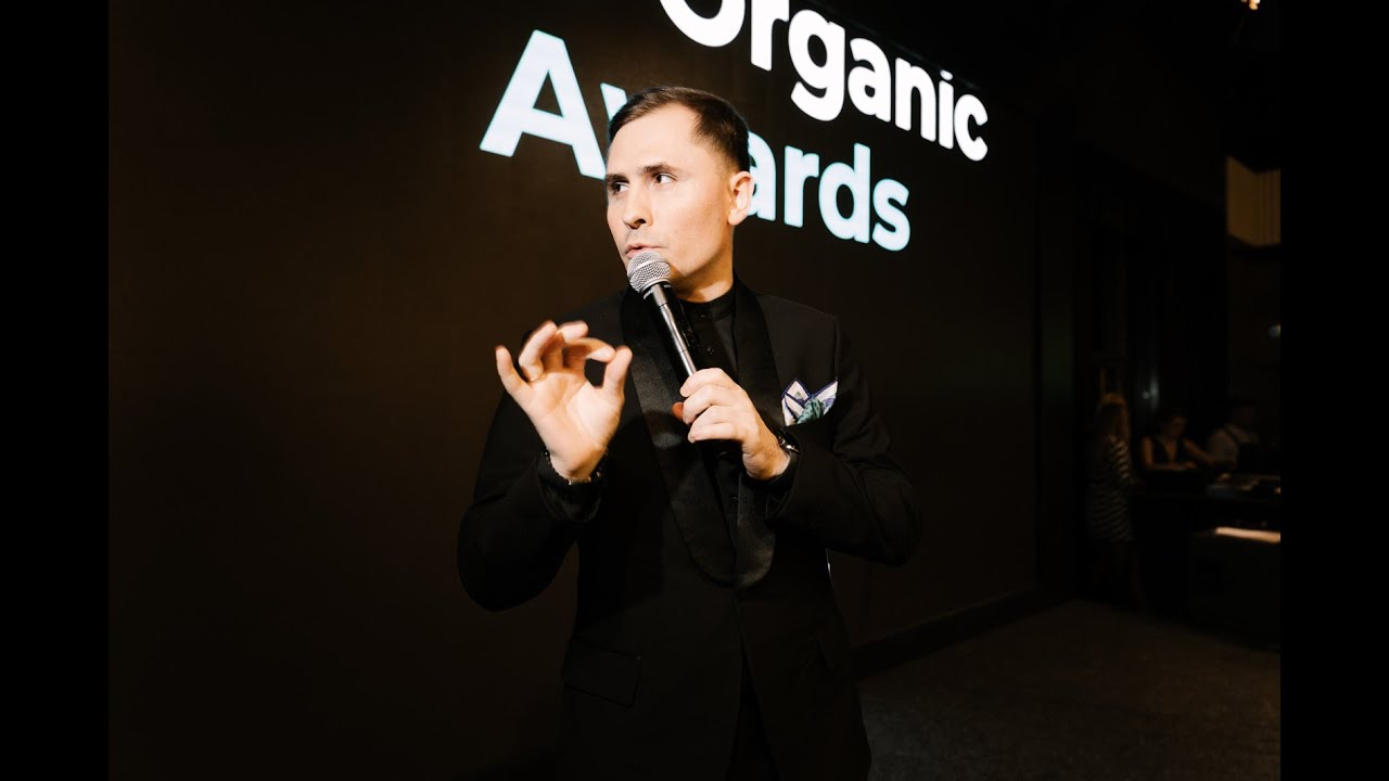 Ведущий Алексей Пермяков. Премия live organic awards