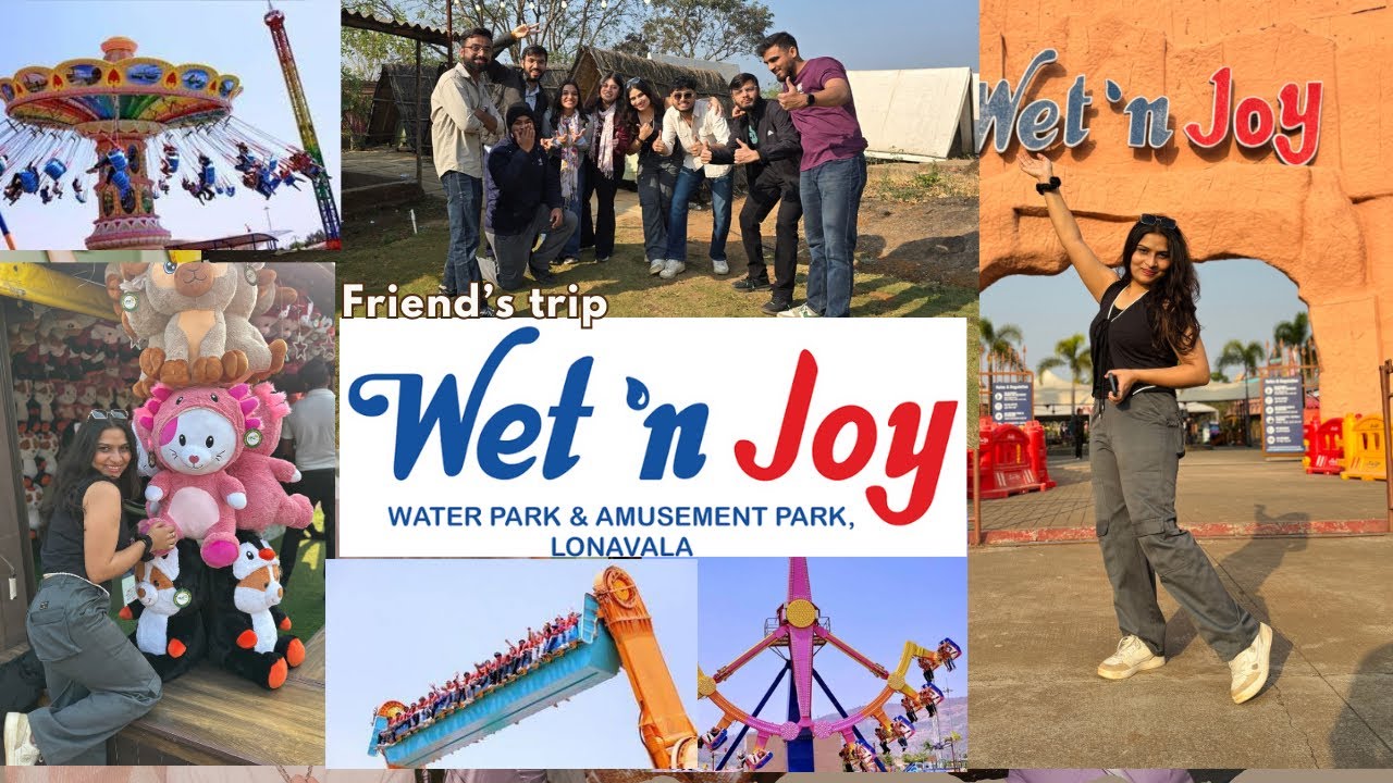 Wet N joy amusement and water park experience 🫶🏻✨| friend’s trip | scary and enjoyable rides 