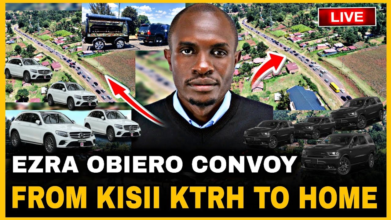 EZRA OBIERO COVOY | FULL VIDEO FROM KISII KTRH  TO  HIS HOME  NYAKONGO | EZRA OBIERO 