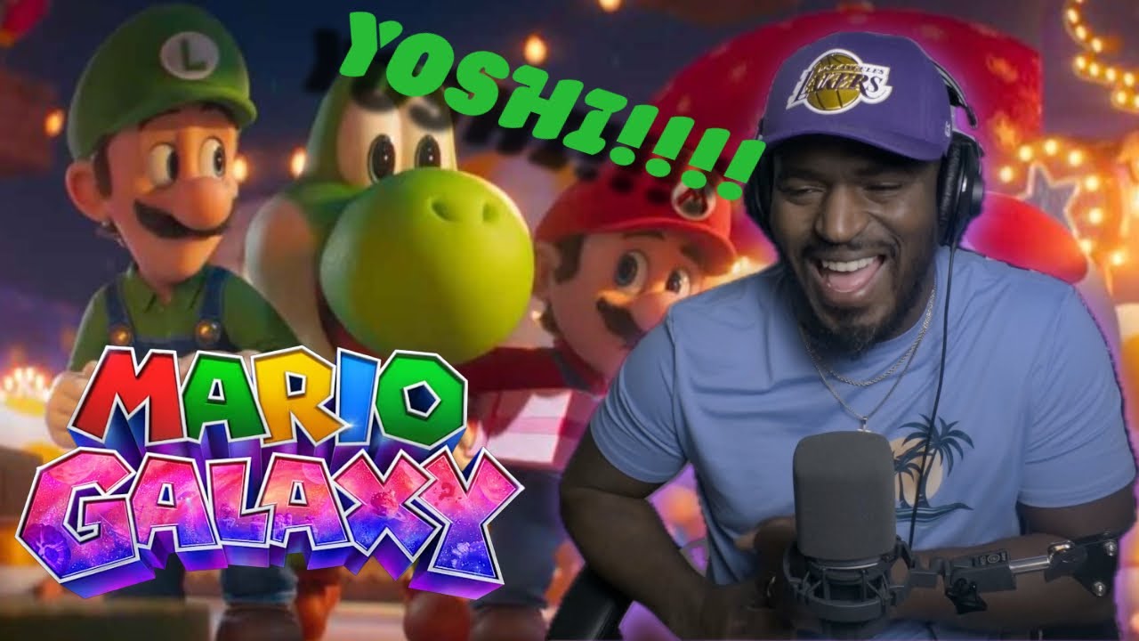 IT'S YOSHI! | Super Mario Galaxy Trailer | REACTION | Nintendo
