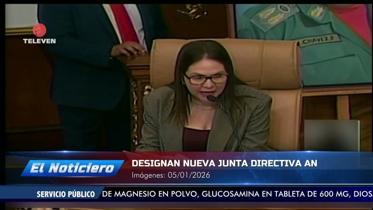 Designan la nueva junta directiva de la Asamblea Nacional &ndash; El Noticiero emisi&oacute;n meridiana 05/01/26