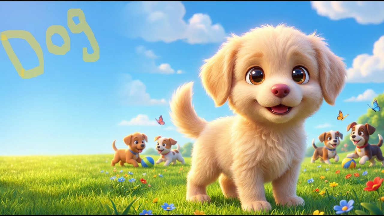 Cute Dog Cartoon Story 🐶 | The Little Puppy Hero | 3D Animated Kids Story