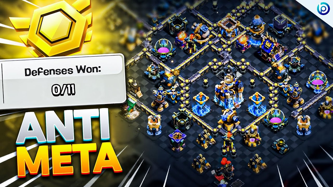 TH18 Anti Meta CWL & War Base | Strong Defensive Layout