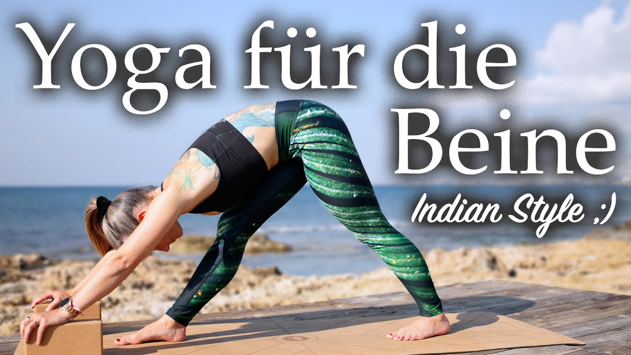 30min Yoga für die Beine | Kräftigen und Dehnen | indian Style 😉 | Stufe 1-2