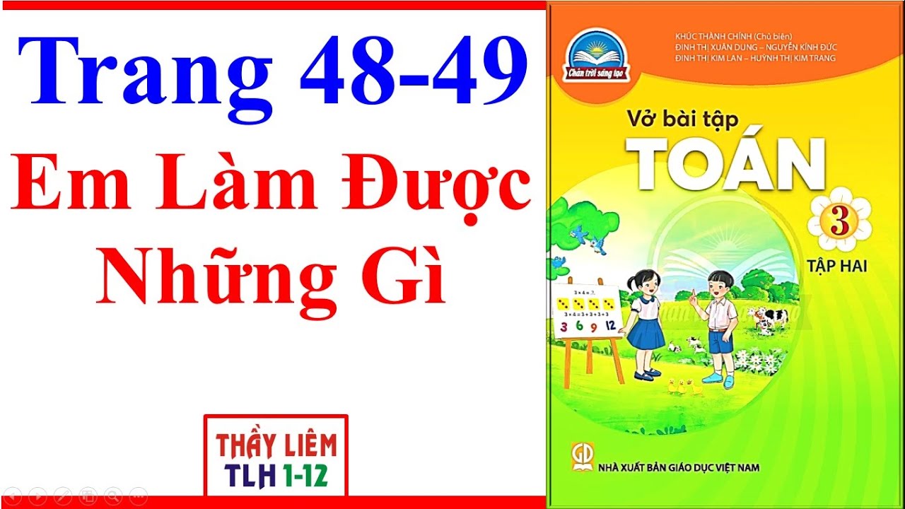 Vở Bài Tập Toán Lớp 3 Trang 48 49 | Em Làm Được Những Gì | Chân Trời Sáng Tạo | Tập 2