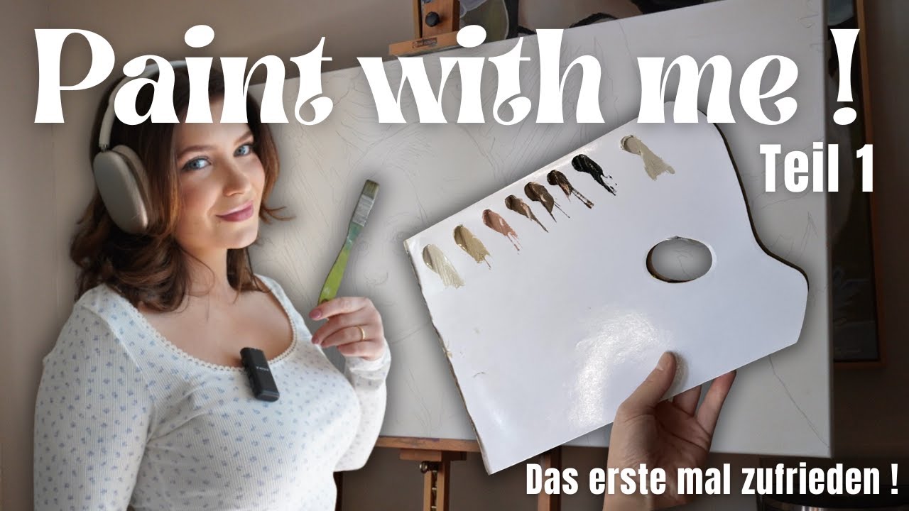 MEIN BESTES GEMÄLDE BISHER ? | Paint With Me - Teil 1 (Ölmalerei)