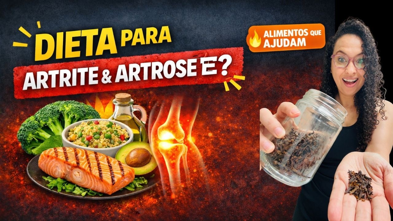 DIETA ALCALINA para ARTRITE e ARTROSE: O que Comer e Evitar após os 40 (Dores nas Articulações)
