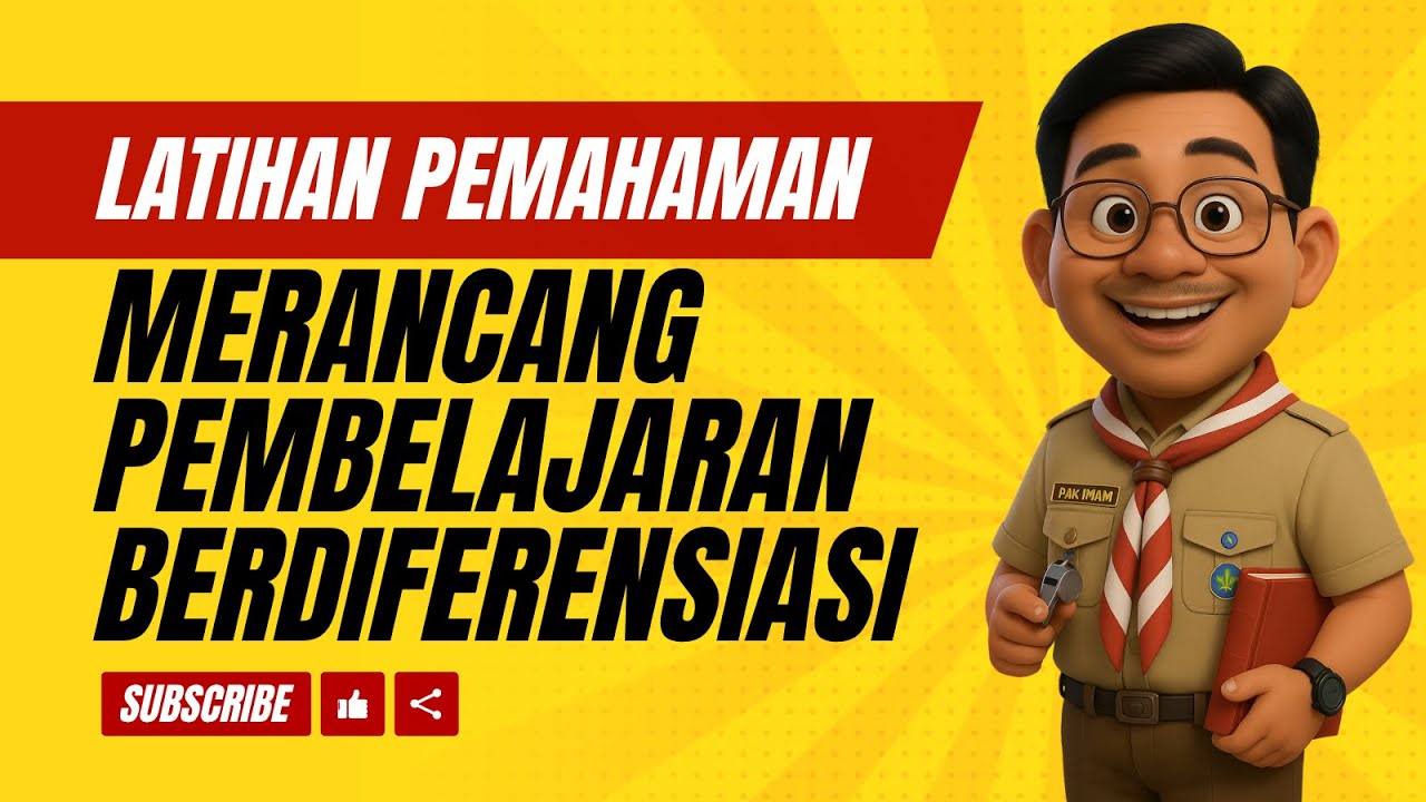 Latihan Pemahaman Merancang Pembelajaran Berdiferensiasi