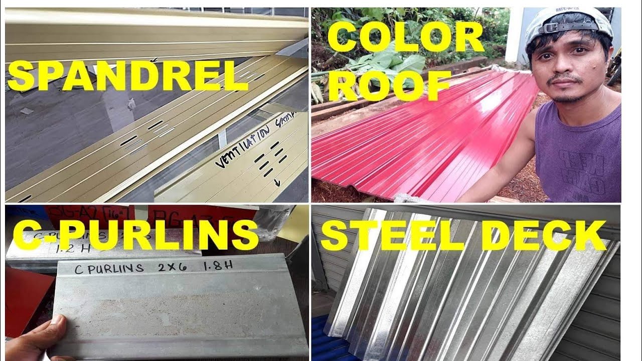 MURANG BILIHAN NG YERO, STEEL DECK, PURLINS AT IBA PANG GAMIT PAGGAWA NG BAHAY