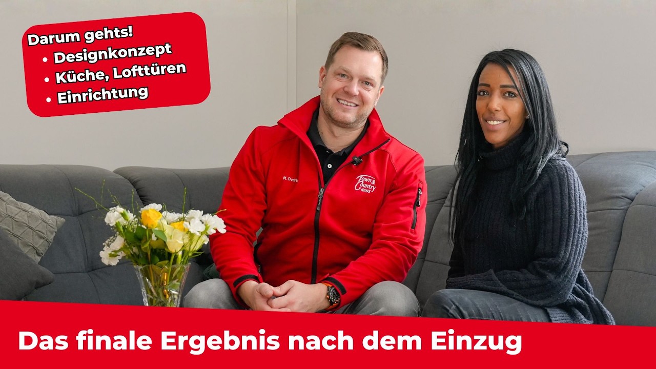 So sieht das fertige Haus nach dem Einzug aus!