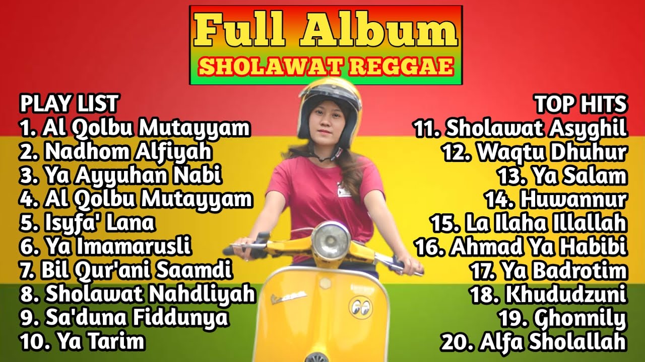 Sholawat Merdu Versi Reggae Ska Full Album Terbaru - Sholawat Merdu Bikin Hati Tenang Dan Damai