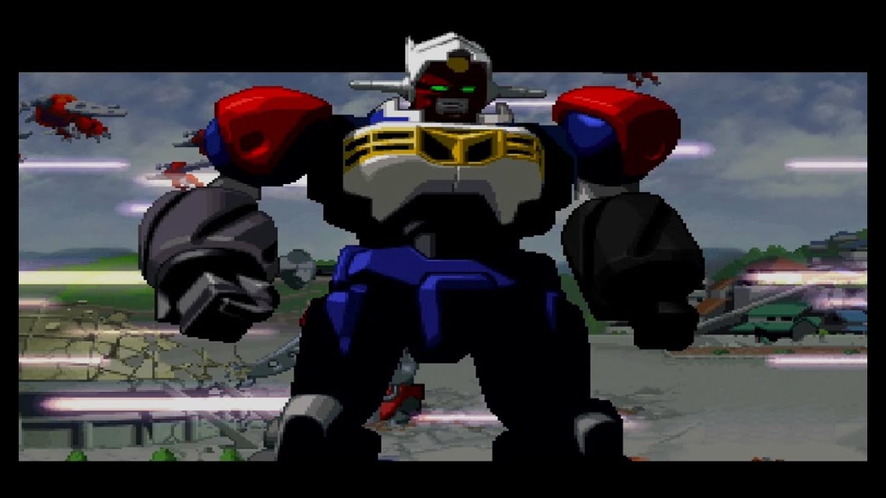Gear Fighter Dendoh Gameplay All Stages (PS1,PSX,PsOne)