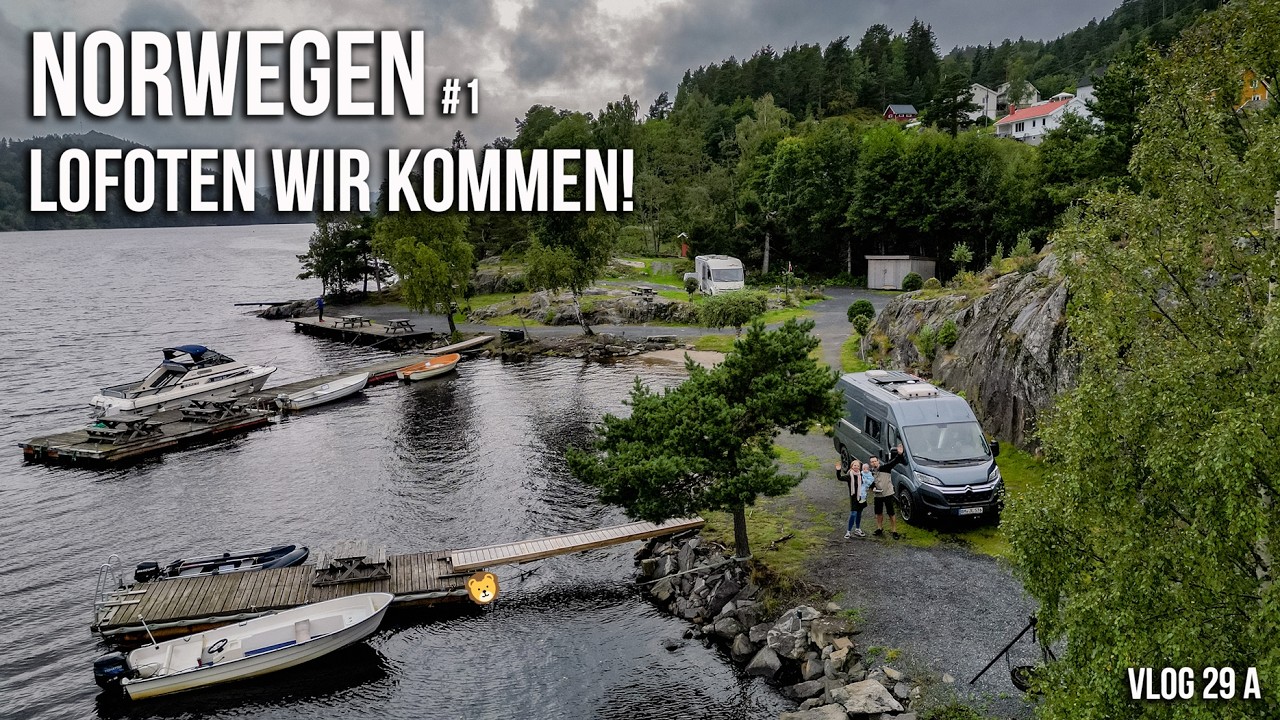 Mit dem Wohnmobil auf die Lofoten - Reisebeginn - Stellplatzvorstellung & Freistehen in Südnorwegen