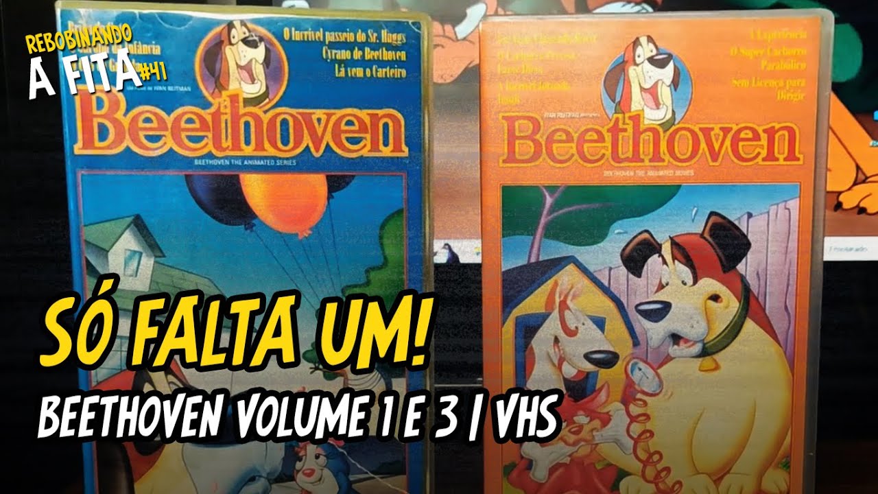 [VHS] Beethoven s&eacute;rie animada | Volume 1 e 3