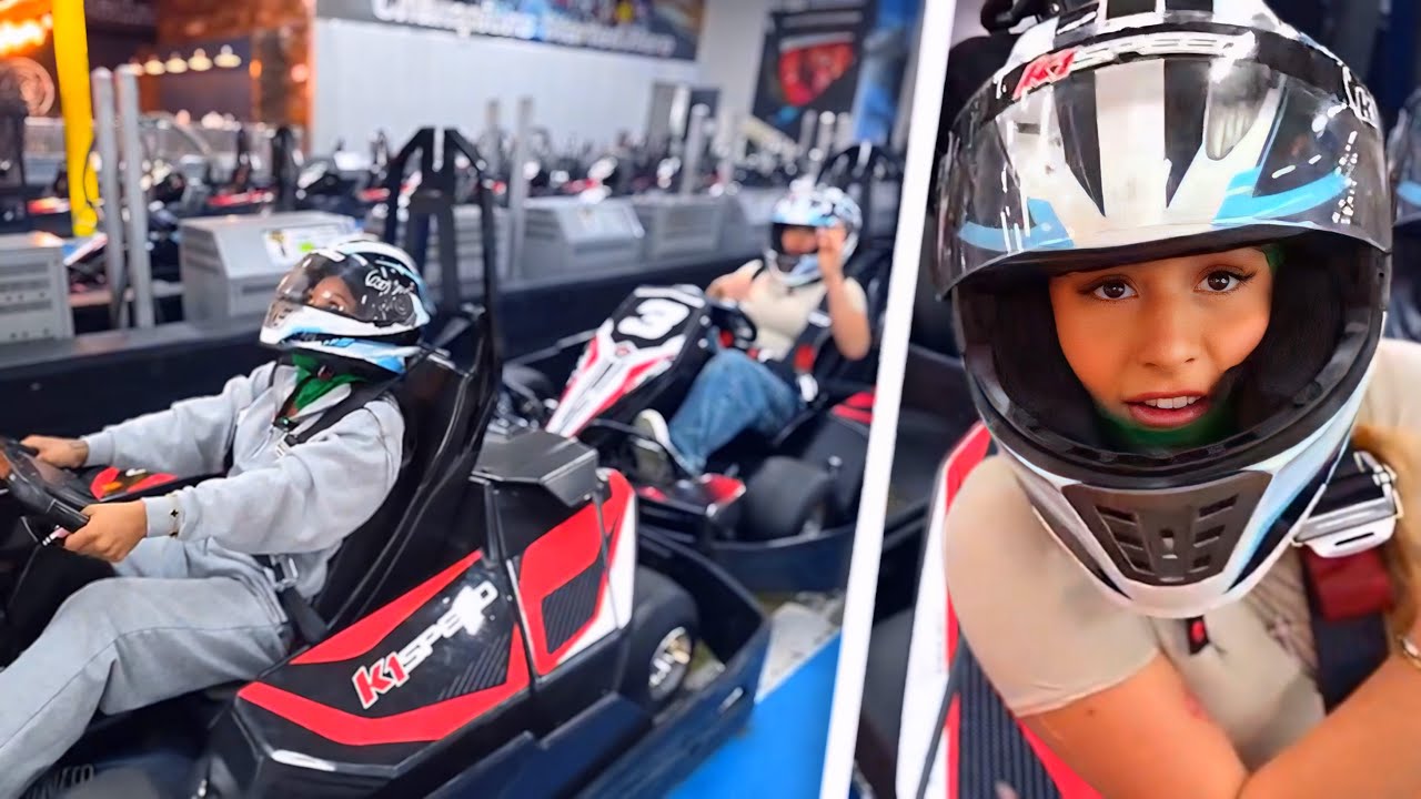 BROOKLYN FROST GOES GO KARTING W/ SAM FRANK!