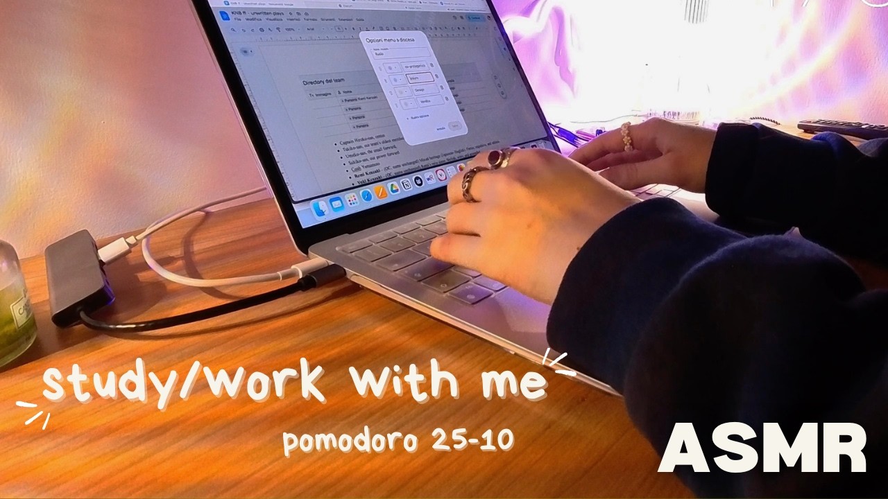 Study/work With Me 🌙 Pomodoro 25/10 | Night Focus Session (no talking)