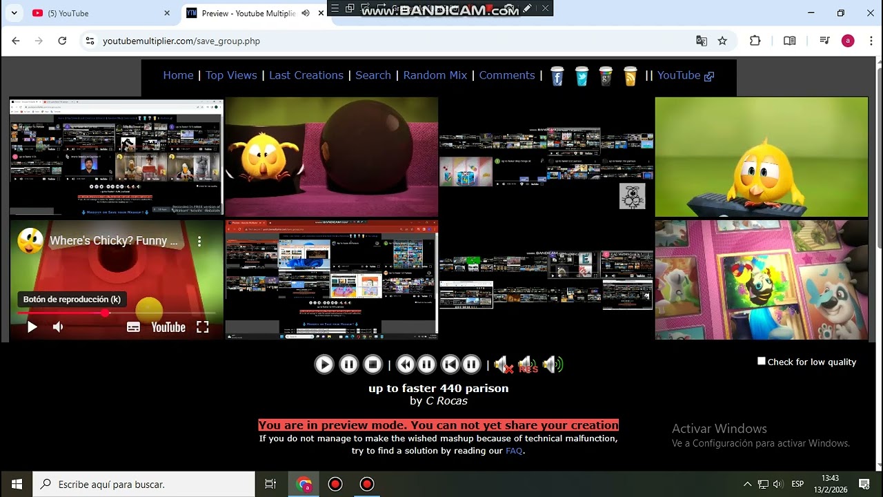 up to faster 440 parison