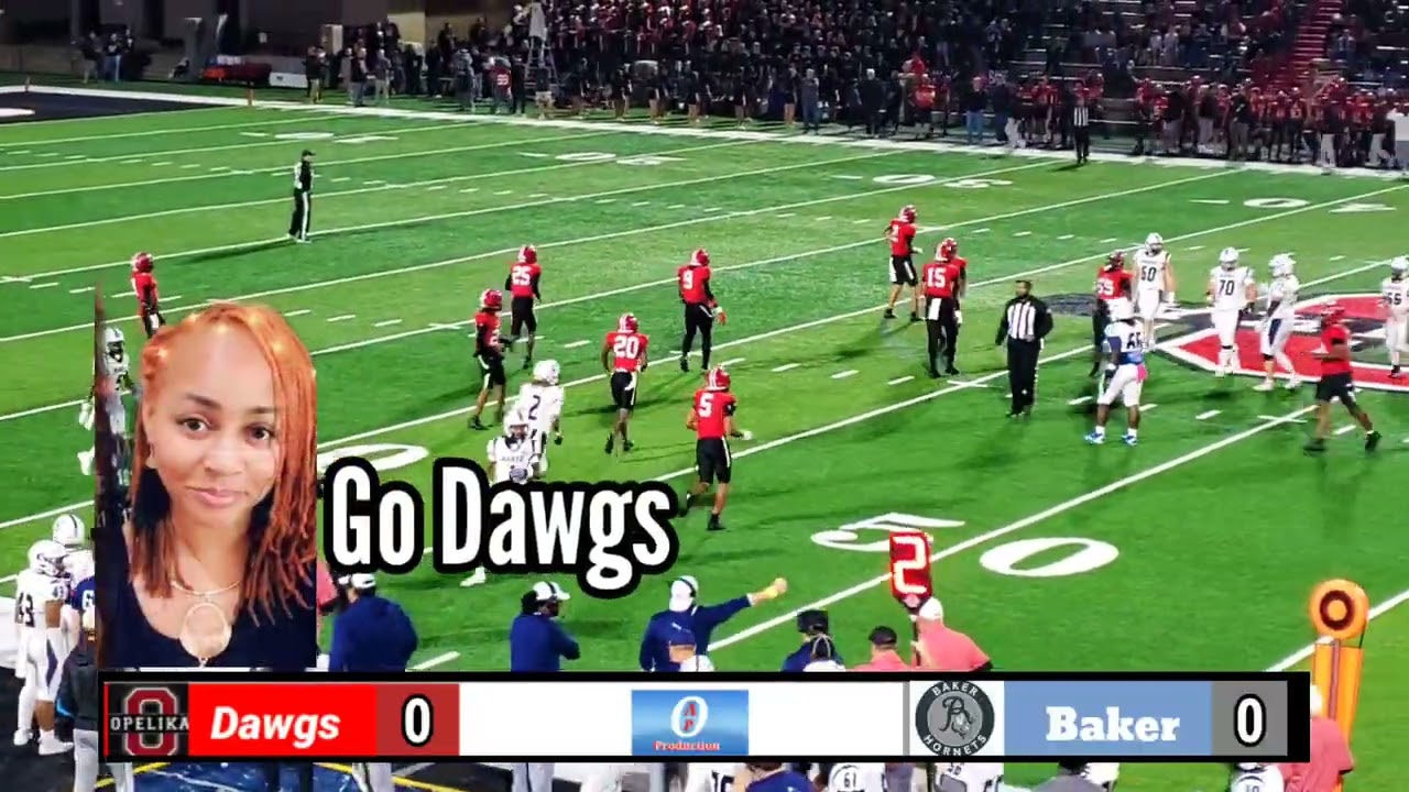 Opelika football vs baker 2nd Round play offs 2025