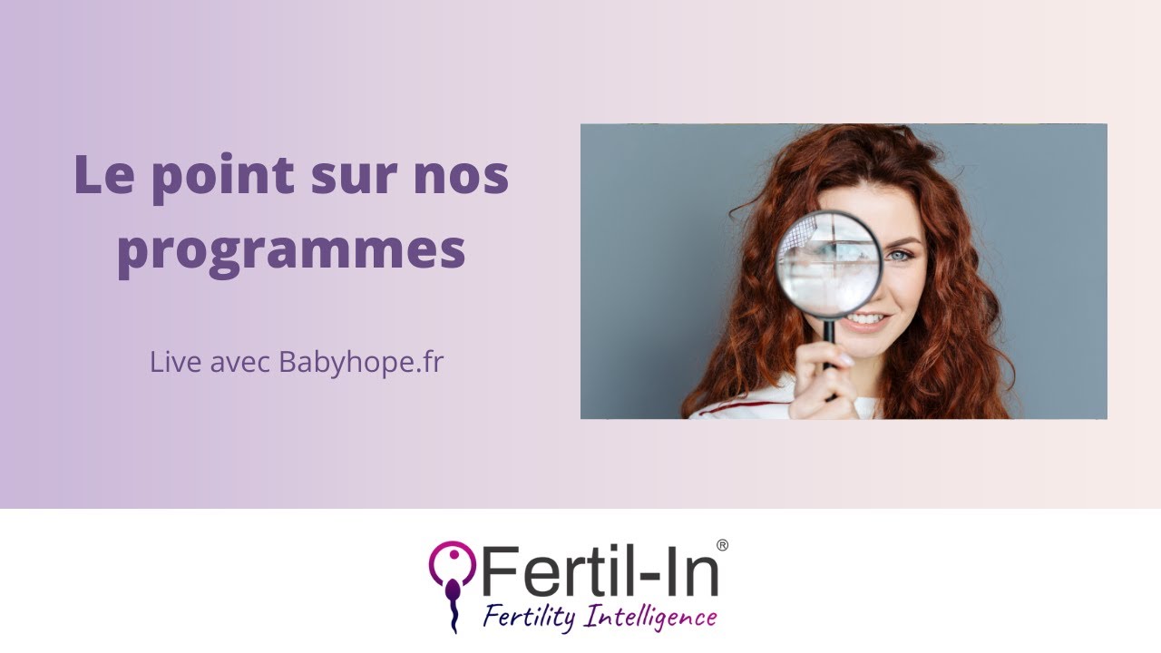 Booster votre fertilité: nos programmes