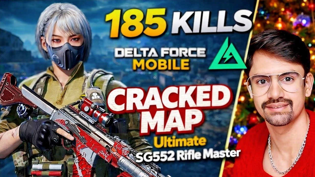 185 KILLS 😱 CRACKED MAP! Ultimate SG552 Rifle Master | Delta Force Mobile