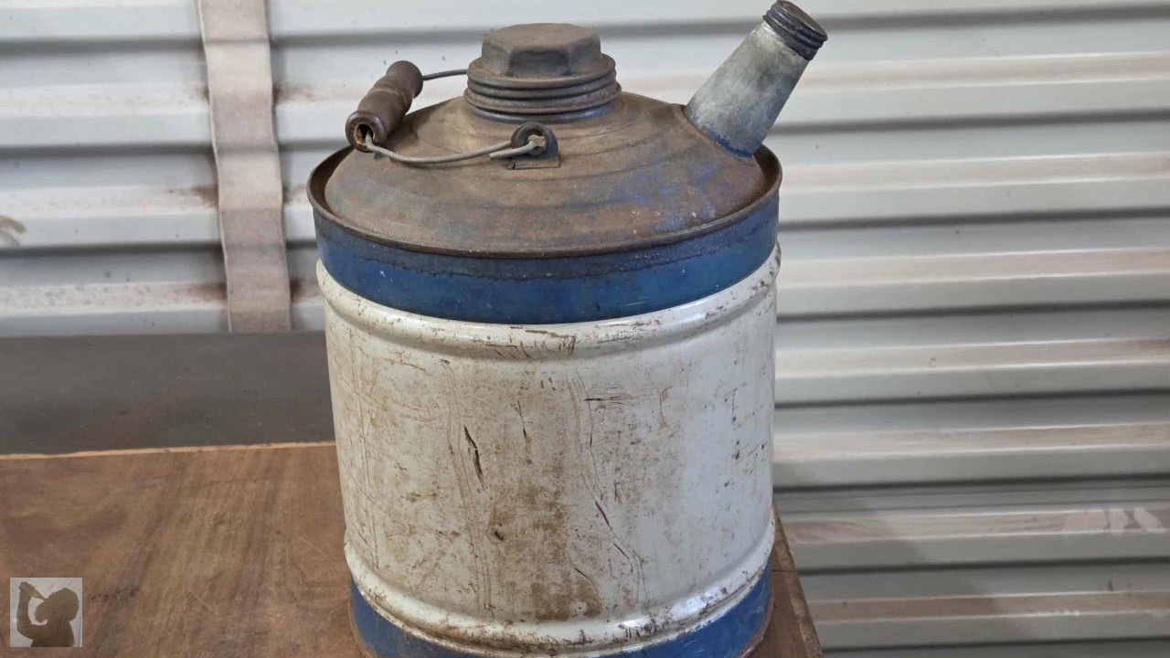 How To Make An Old Gas Can Look Like NOS  Petroliana - Gas Can Restoration