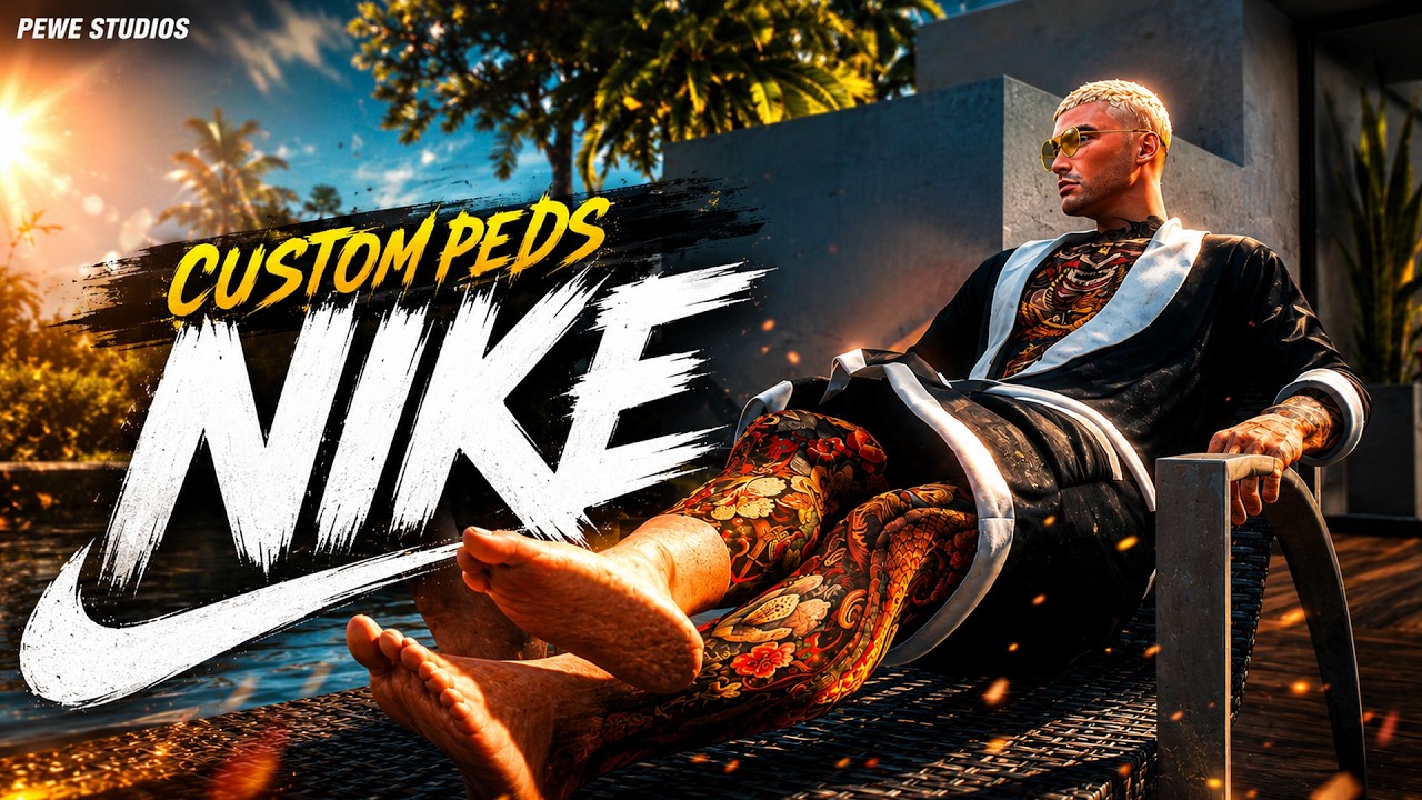 Nike [ADD ON CUSTOM PED FIVEM] - Pewe Peds Studios