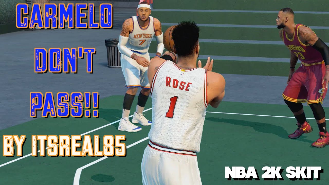 CARMELO DON'T PASS: Добро пожаловать в Нью-Йорк, D.Rose (NBA 2K16 SKIT)