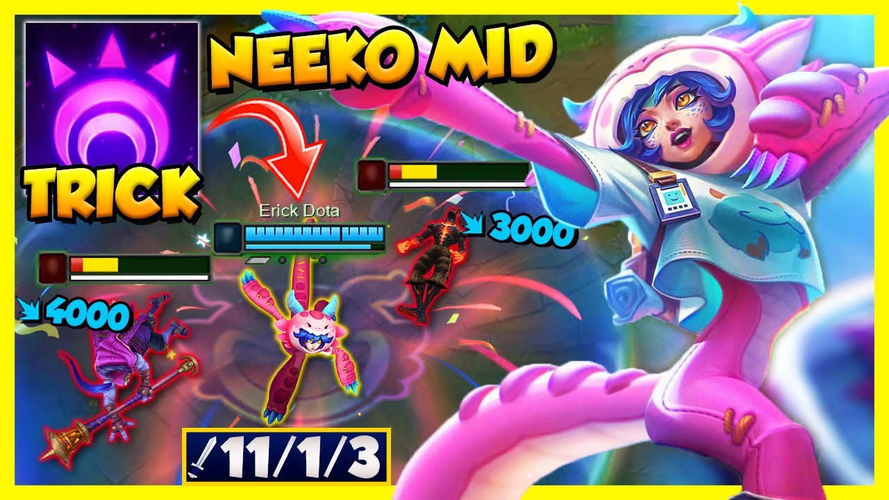 🎃🦎 TRICK OR TRICK YOUR WAY UP TO HIGH ELO WITH NEEKO MID! | Masters Neeko | Erick Dota