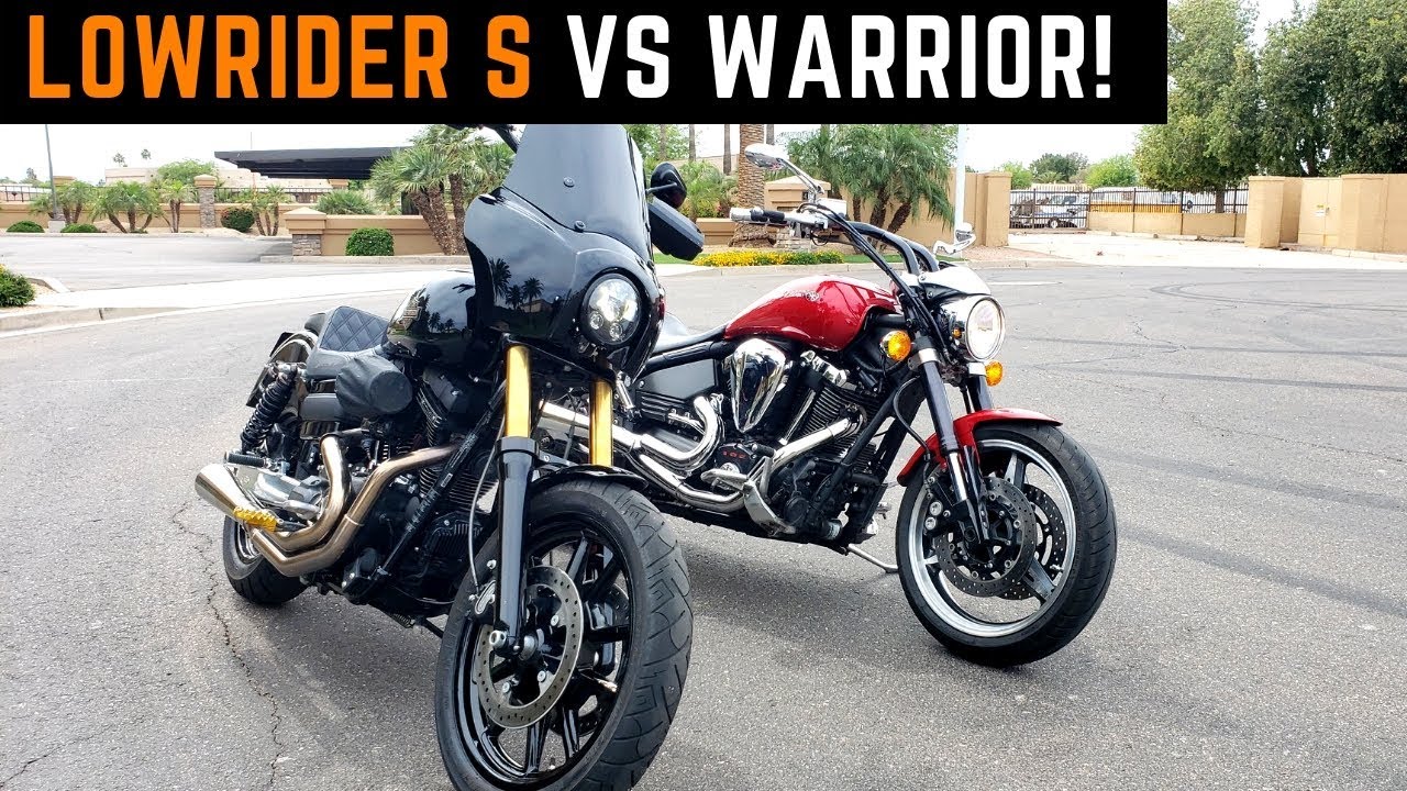 Low Rider S против Warrior 1700, Harley против Yamaha Muscle Bikes! Тест-драйв, впечатления, срав...