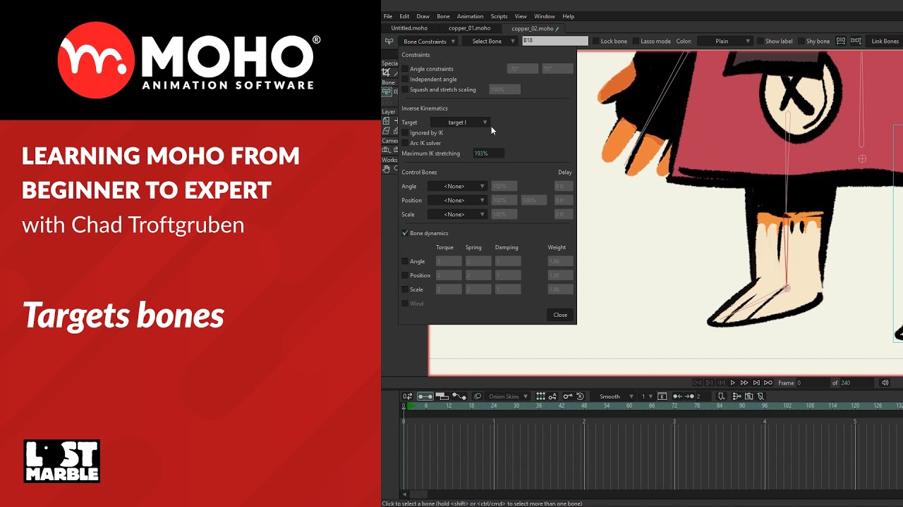 Part 8/38. Targets bones - Learning Moho from beginner to expert