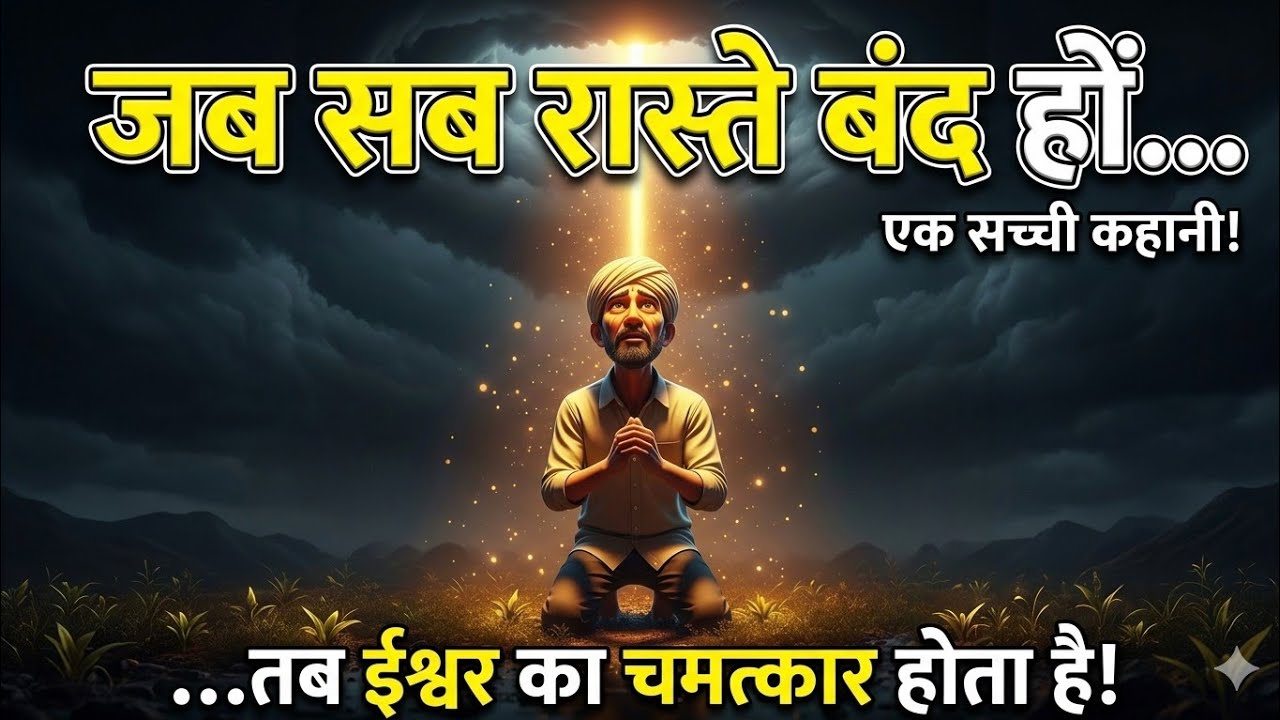 जब कोई रास्ता न मिले, तब भगवान पर विश्वास करो #IshwarKaChamatkar #TrueStory #InspiringStory