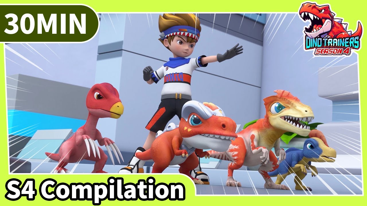 Dino Trainers S4 Compilation [16-18] | Dinosaurs for Kids | Trex | Cartoon | Toys | Robot | Jurassic