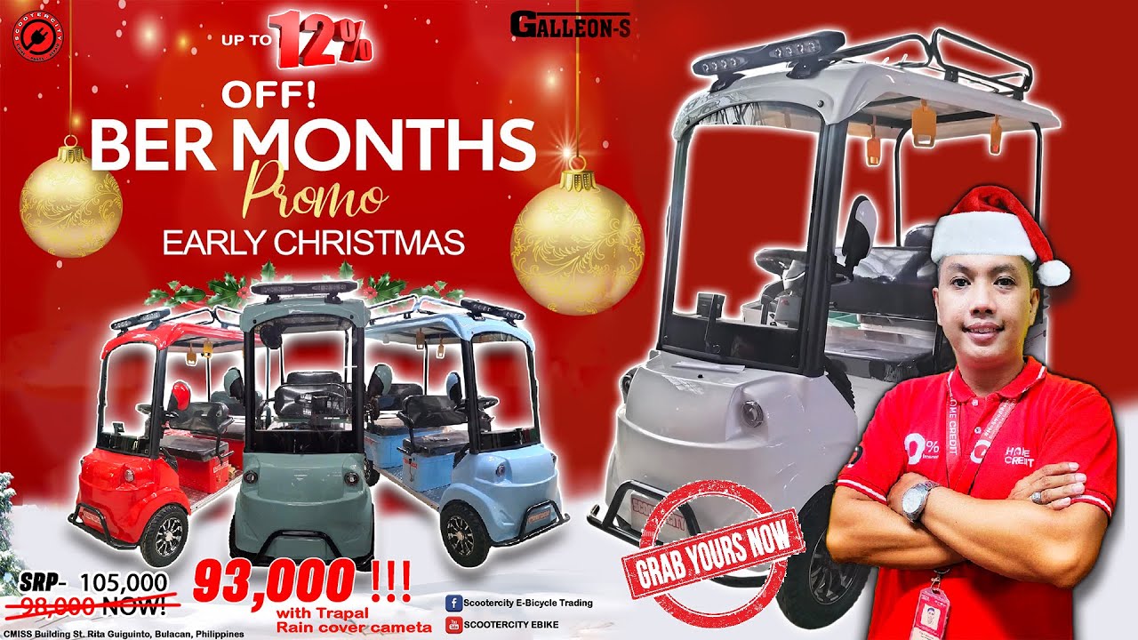 THE BEST EBIKE SA MARKET l THE NO. 1 EBIKE AT ANG GALLEON-S l QUALITY FOUR WHEELS ELECTRIC BIKE