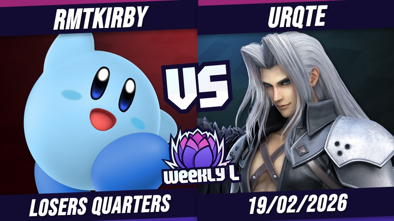 RMTKirby vs UrQte - Losers Quarter-Final  - Weekly L #198 | Kirby vs Sephiroth
